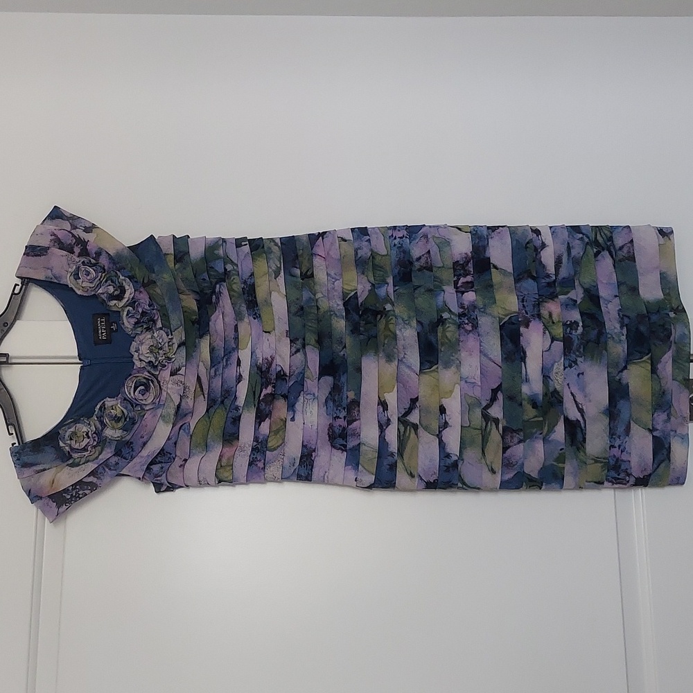Adrianna Papell Sleeveless Midi Dress. Worn Twice.
